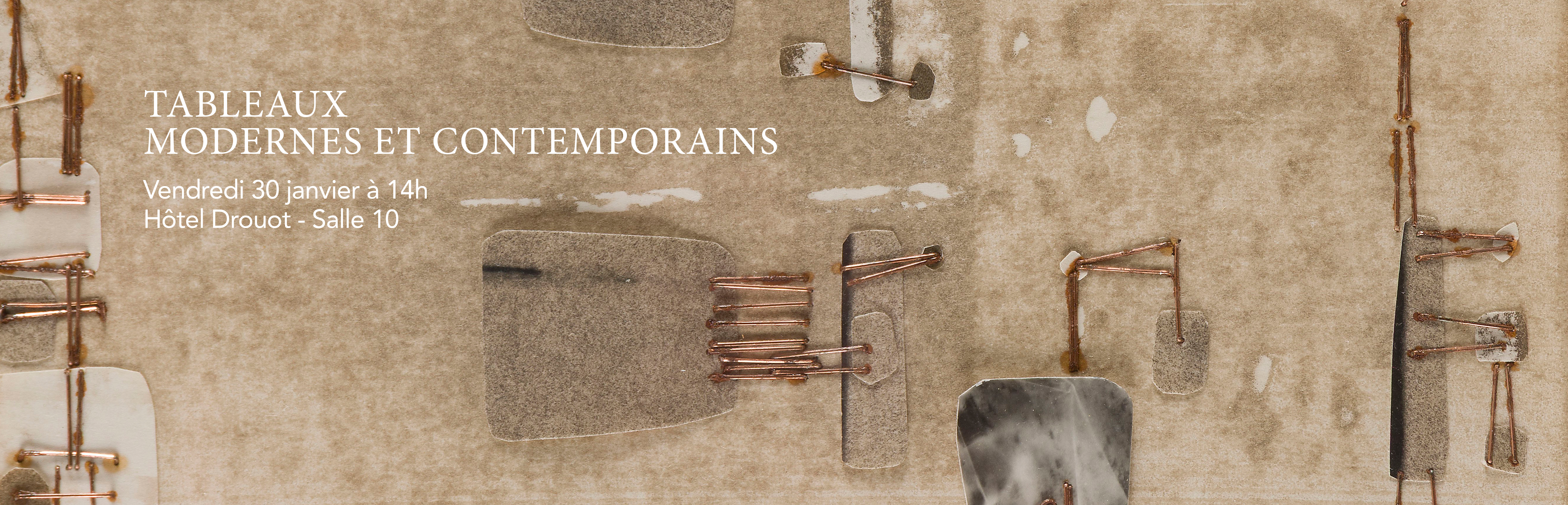 Tableaux modernes et contemporains